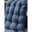 Fauteuil à œufs avec coussin bleu-514061203