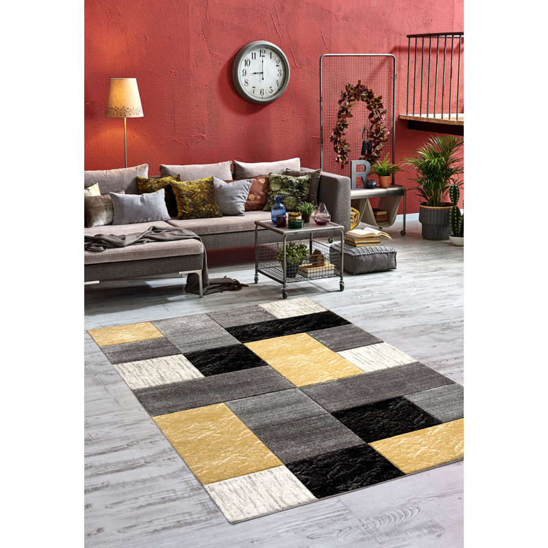 Eduardo Geometric Hand Woven Area Rug, Rectangle 160 x 220cm