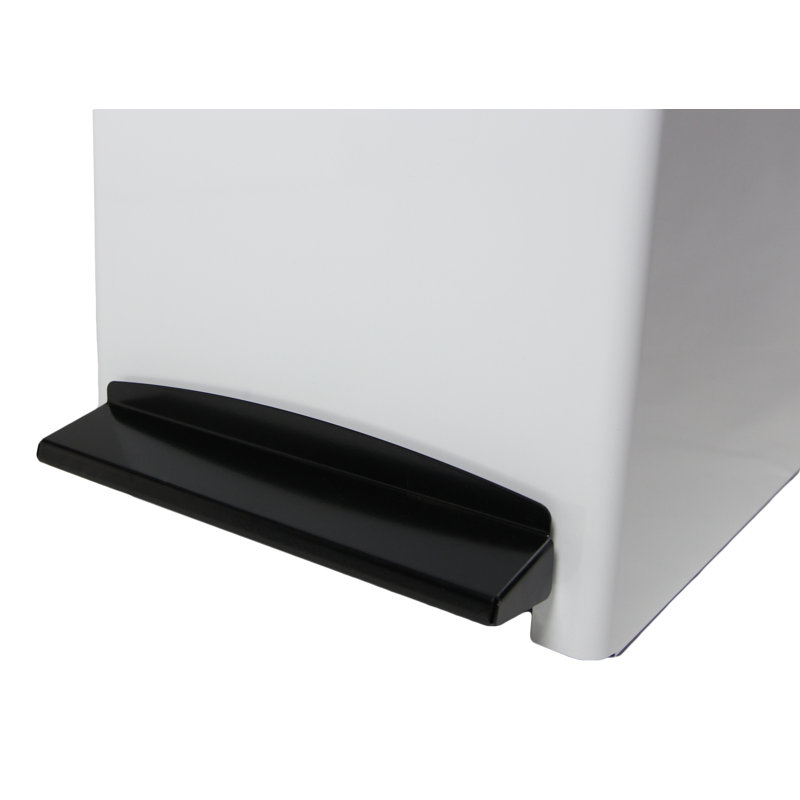 Steel Step On Trash Can Sets - 25.1 Gallons