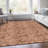 Machine Washable Indoor/Outdoor Xhevrie Terracotta Rug-1361653464