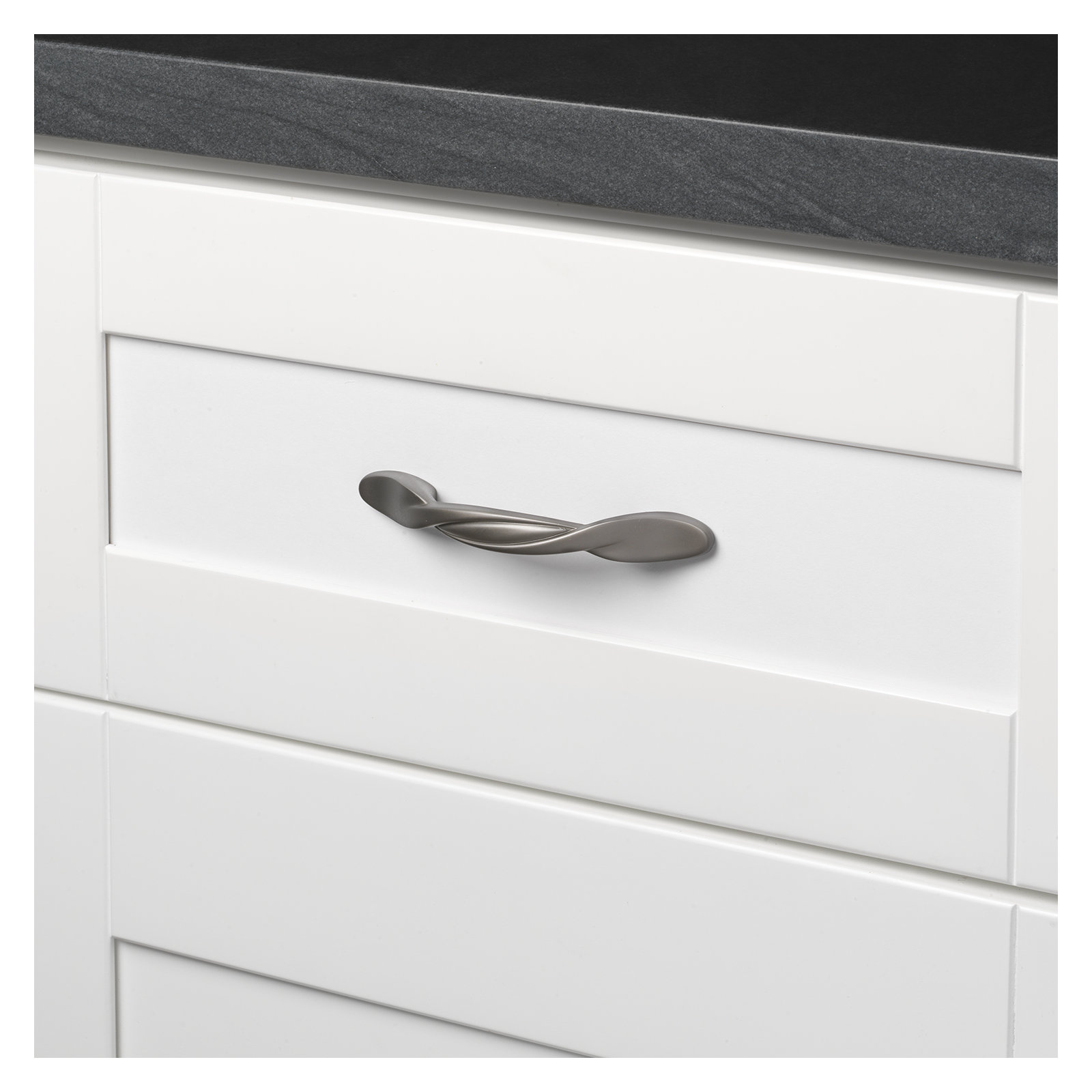 GlideRite Hardware Classic Twisted Pull, Graphite