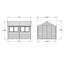 Apex Solid Wood Garden Shed-1710060130