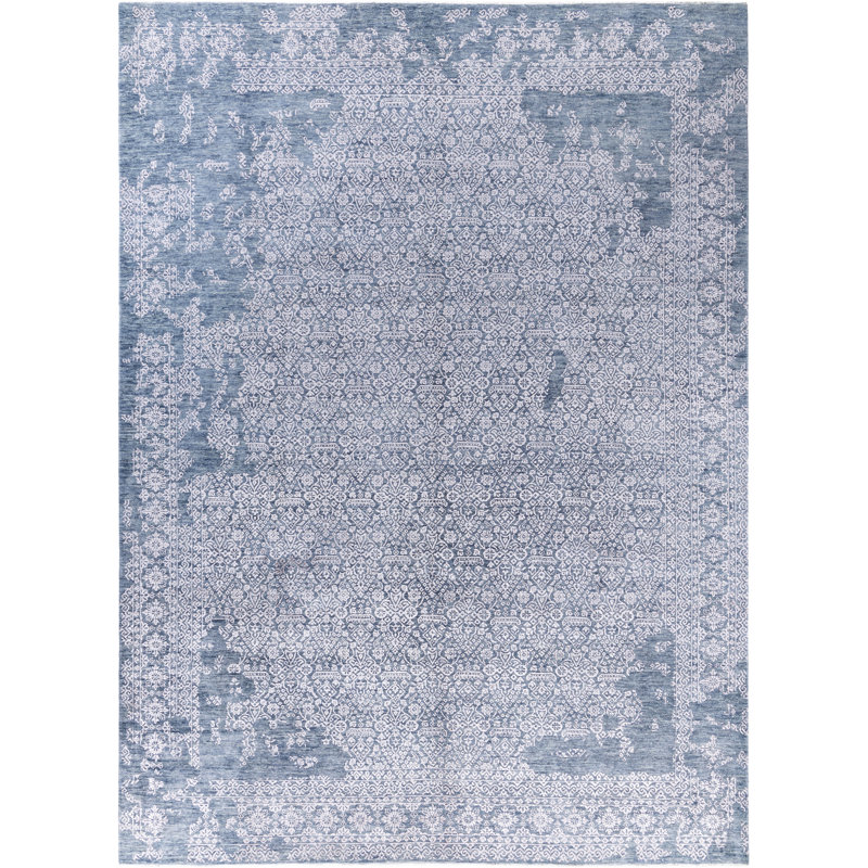 Overdyed One-of-a-Kind 8' 10" X 12' 0" Hand Knotted Area Rug