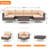 Quadrell 6 - Person Outdoor Wicker Patio Conversation Furniture Set with Optional Fire Pit Table-1746821167-1810013373