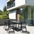 Melissus Stacking Patio Dining Armchair-110883603