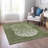 Machine-Washable Stain Resistant Abstract Area Rug-233500887