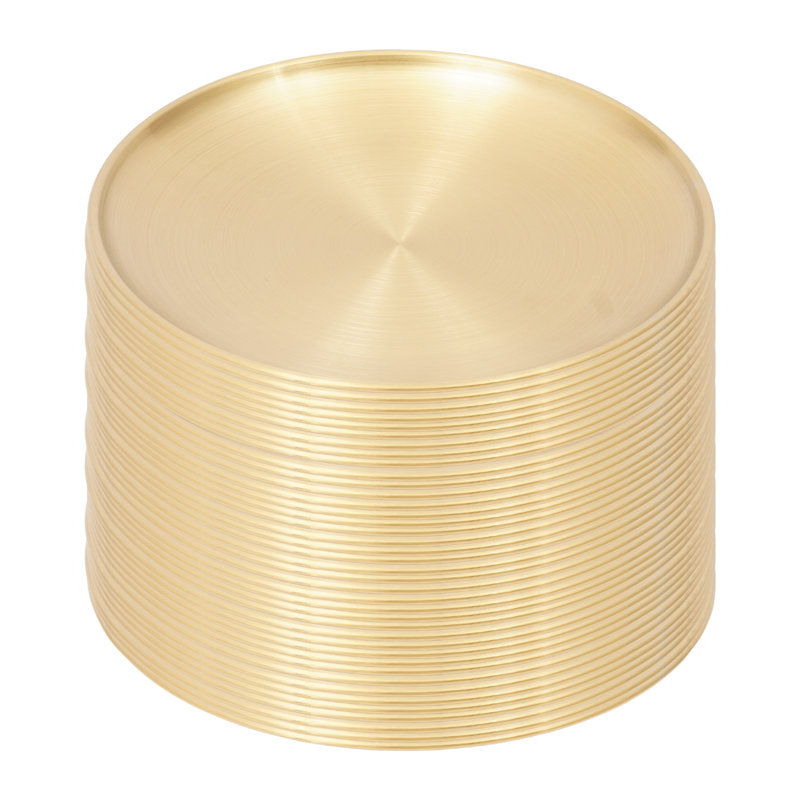 Plateau de service rond 8 po (ensemble de 40)