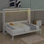 Armoire de lit escamotable avec lumière DEL, lit escamotable escamotable en bois Murphy-586728078