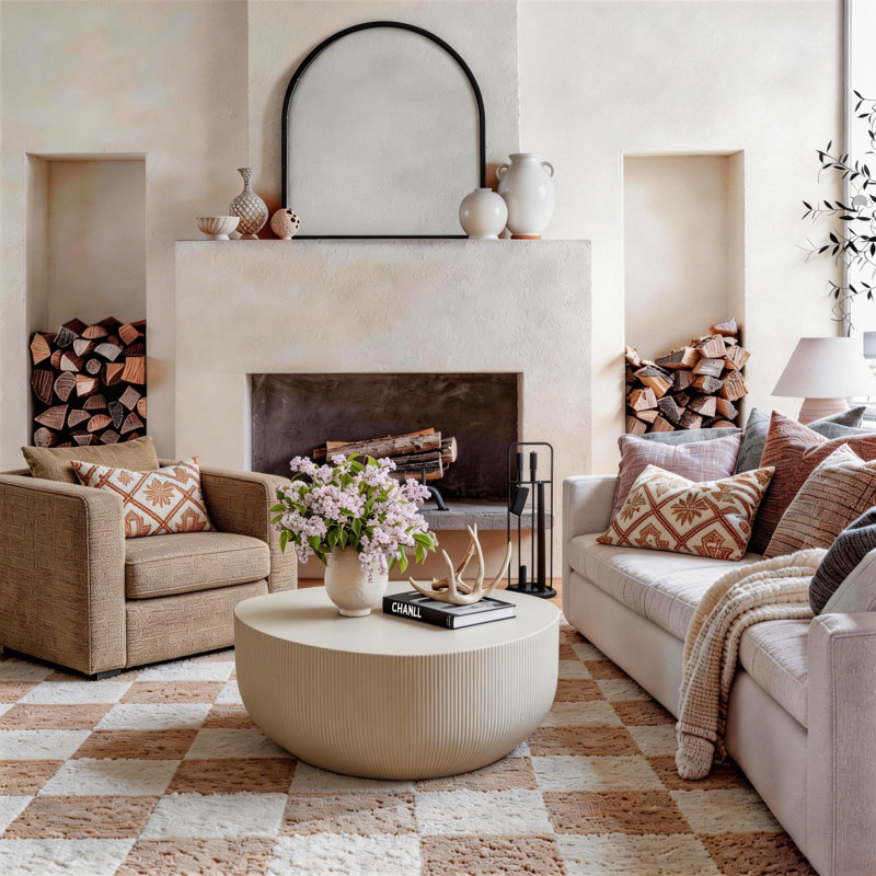 Albert Modern Irregular Sculptural Coffee Table