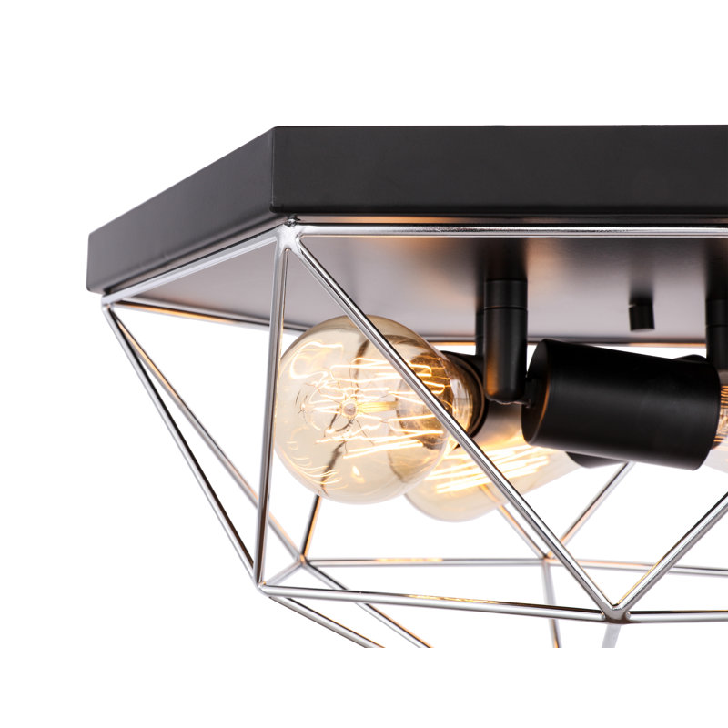 Luverne Flush Mount, Chrome