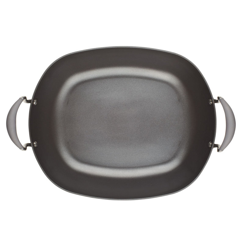 Anolon Advanced Hard Anodized Nonstick Roaster / Roasting Pan with Rack