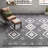 Arne Southwestern Handmade Tufted Wool Black/Gray Area Rug-338005495