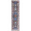 Arabesque Wool Southwestern Area Rug in Gray/Charcoal/Tangerine-15612805