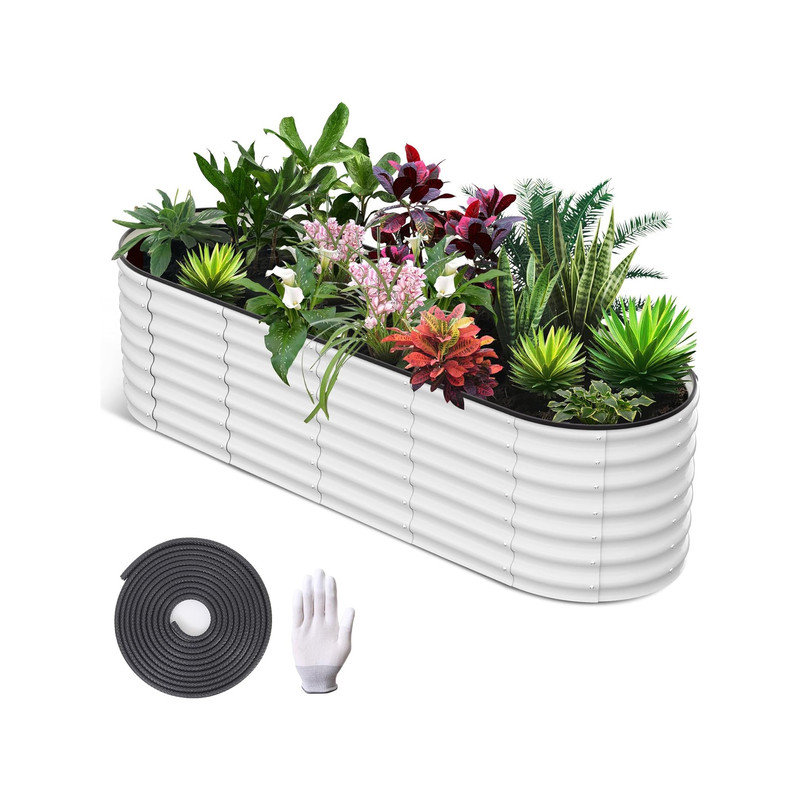 Raised Garden Bed, Beige