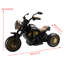 Motocyclette 1 place à piles avec lumière DEL-103430605