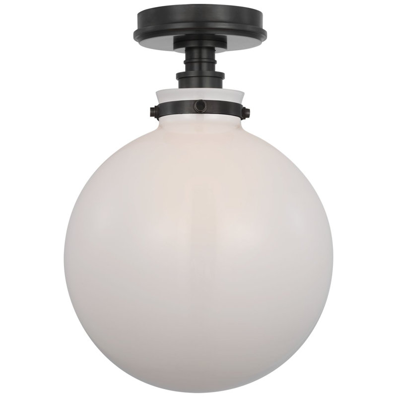 Parkington 1 - Light Flush Mount, Bronze, White