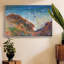 "Sur les falaises de Pour Ville", impression par beau temps sur toile par Claude Monet-92493948-92493951