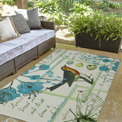 Clairemarie Chenille Animal Print Indoor Rug