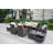10 - Person Patio Conversation Set with Cushions