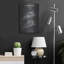 «F-117 Nighthawk Stealth Fighter Blueprint Vernis Chalkboard», art mural en métal-904795442