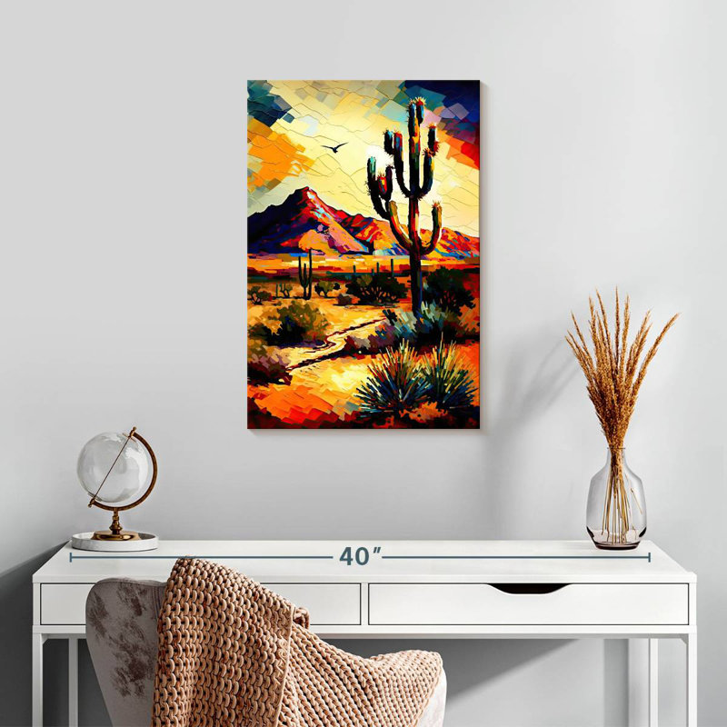 Alvord Sonoran Desert AZ III, H 24 po x l 16 po