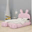 Lit plateforme tapissier avec lumière Lovely
