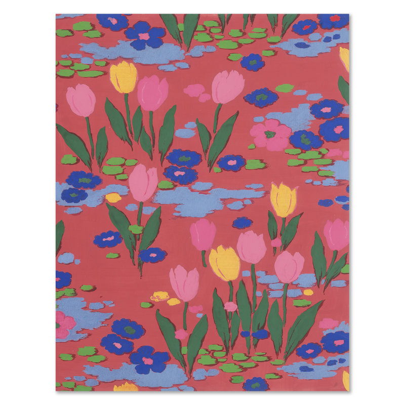 Tulips 2 Print by Paule Marrot, Unframed, 54" H x 42" W x 1.25" D