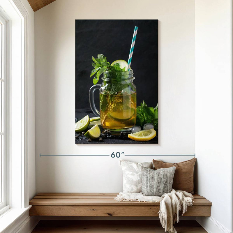 Yarlin Fresh Lemon Mint Tea, 48" H x 32" W