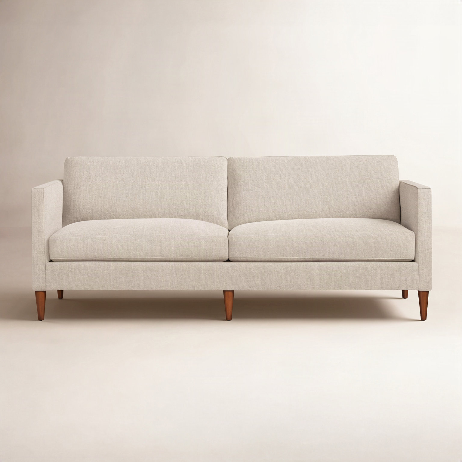 Clifford 87'' Sofa, Nomad Eggshell Crypton® Chenille