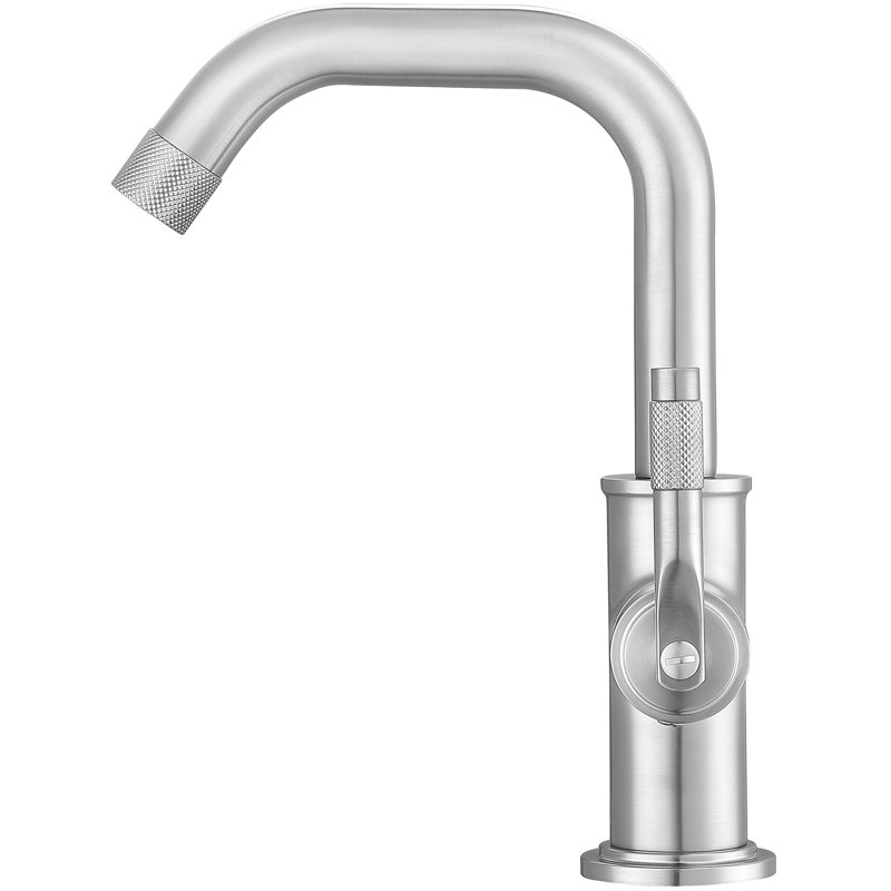 Single-Hole Single-handle Bathroom Faucet, Brushed Nickel