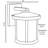 Solus Artisan Round Wall Mount Lantern with Frosted Acrylic Lens-68033237-68033238