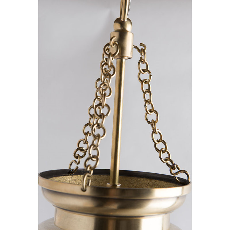 Coolidge 1 - Light Pendant, Aged Brass, 21" H x 10" W