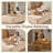 48.42'' Wide Oversized Upholstered Chaise Lounge Chair With Armrests, Pillows, And Cup Holder – No Assembly Required-1790462358