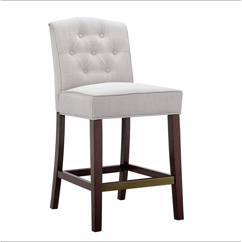 Tabouret de comptoir touffeté