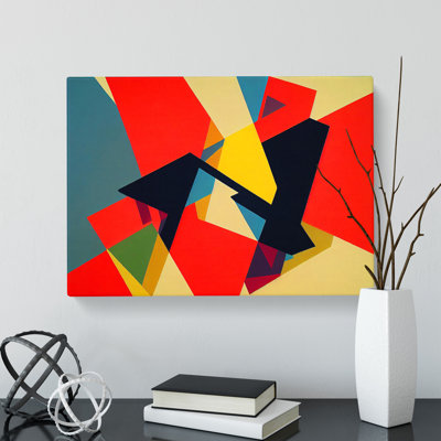Art Suprematism Vol.7 Abstract - Wrapped Canvas Print