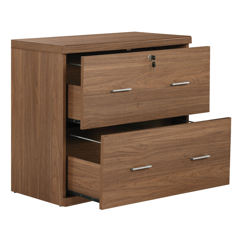 30'' Wide 2 -Drawer File Cabinet, Majestic Walnut