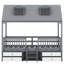 Structure de lit simple en bois-760295816