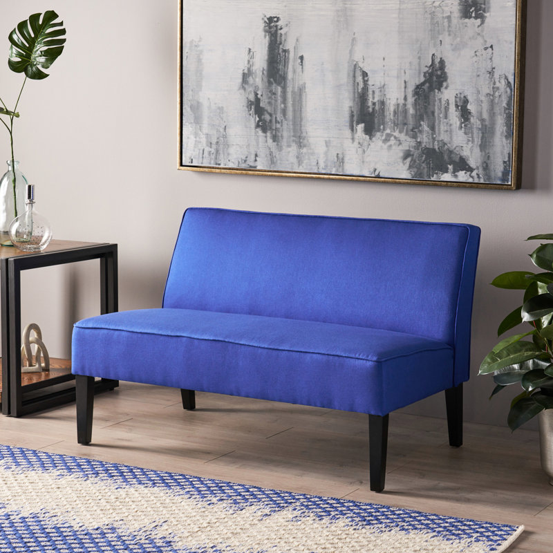 Carita Upholstered 29.74 " Linen Loveseat