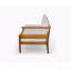 Ensemble de canapé en bois d'acacia 4 pièces Aston, beige
