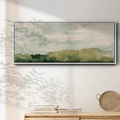 Riverside I- Framed Canvas