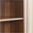 8-Tier Adjustable Media Tower Rack, Slim CD DVD Storage Cabinet, Narrow Bookcase for Home Office, Multi-functional Double-Decker Bookshelf-1783387083