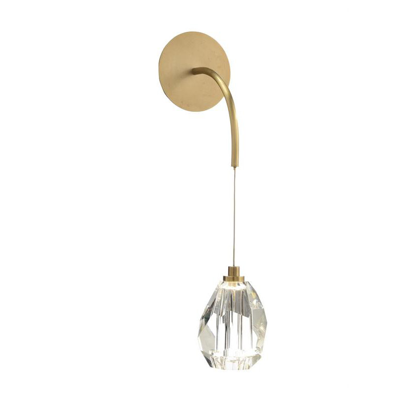 1 - Light LED Armed Sconce