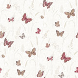Kitchen Recipes Butterfly 32.8' L x 21" W Smooth Wallpaper Roll