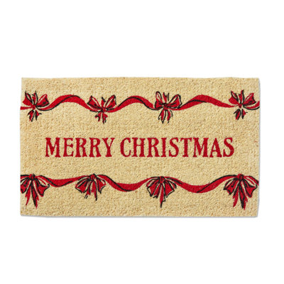  Tapis «Merry Christmas Bows Estate Coir»