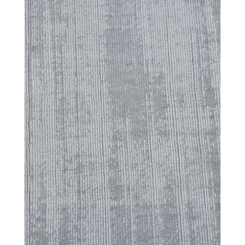 Milo Area Rug in Silver, Rectangle 5' x 8'