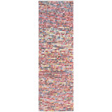 Bon Bons Abstract Handwoven Wool Red/Blue/Beige Area Rug