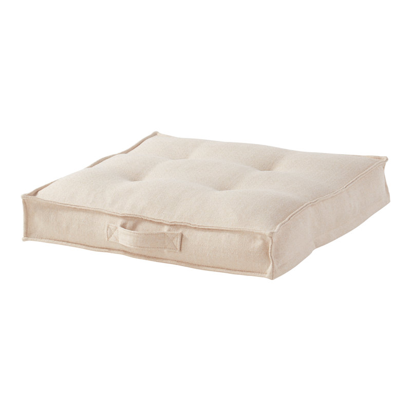 Lit pour chien Longwood, Grand (l 40 po x P 40 po x H 6 po), Crème