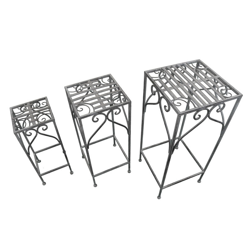 Lytham Metal Plant Stand, Black