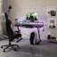 Bureau d'ordinateur avec tablette en carbone Techni Sport TS-200, noir