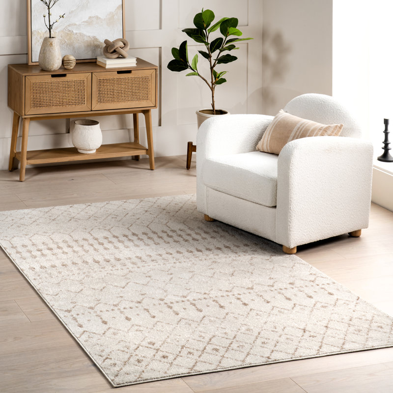 Moroccan Blythe Area Rug, Round 6'